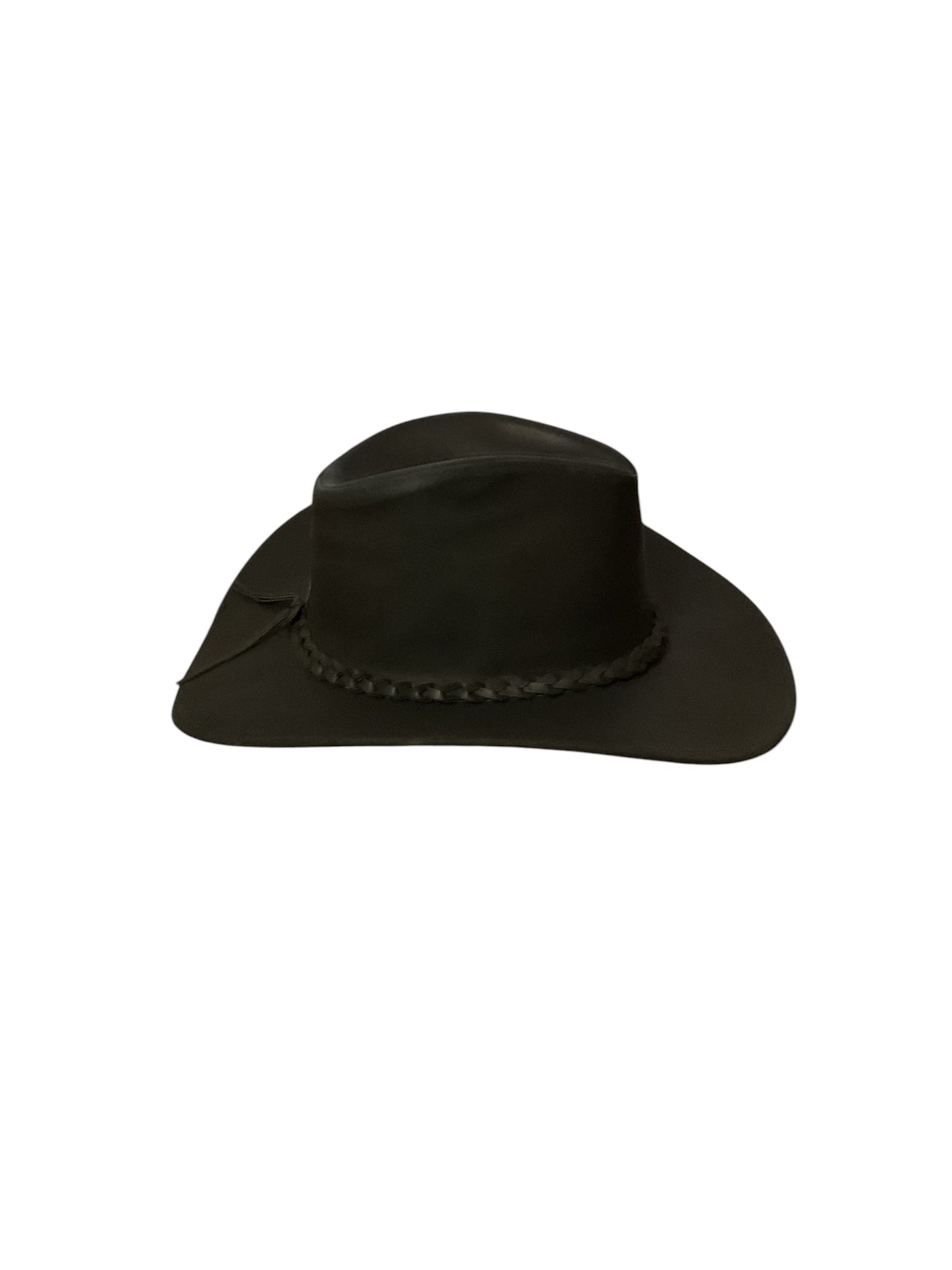 Leather Western Outback Cowboy Hat